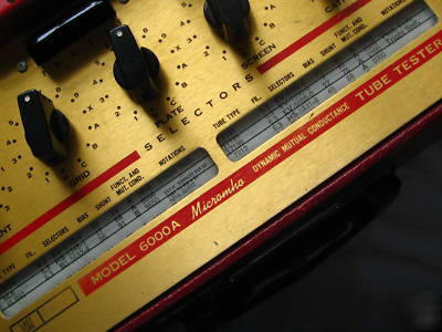 Hickok model 6000A mutual conductance tube tester