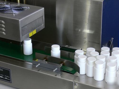 New continuous induction sealer foil cap capper - inox