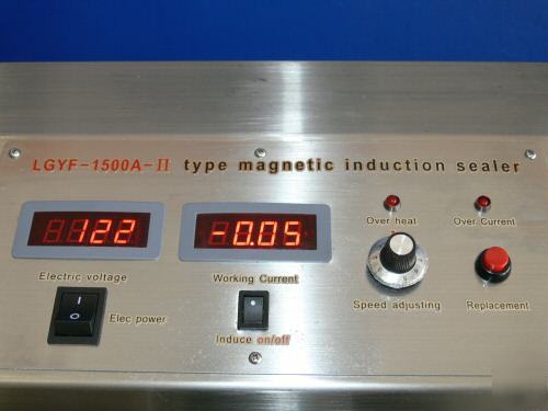 New continuous induction sealer foil cap capper - inox