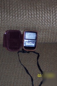 Vintage weston camera light meter 853 w leather case