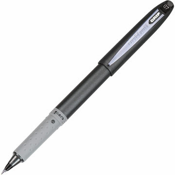 12 un-ball roller grip rollerball pens black micro 0.5M