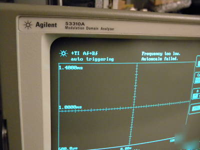Hp 53310A modulation domain analyzer, option 031 chan c