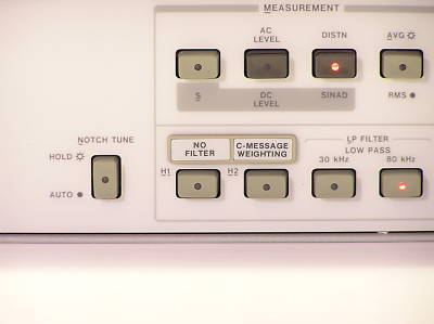 Hp 8903E audio distortion analyzer opt c-message