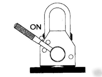 Vertex avml-999 permanent magnetic lifter 2220 lb cap