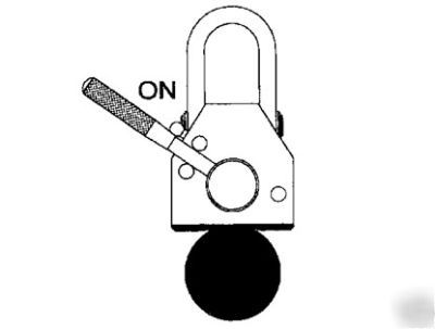 Vertex avml-999 permanent magnetic lifter 2220 lb cap