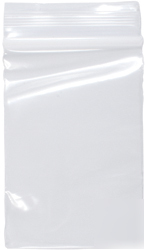 Ziplock reclosable bag 1-1/2