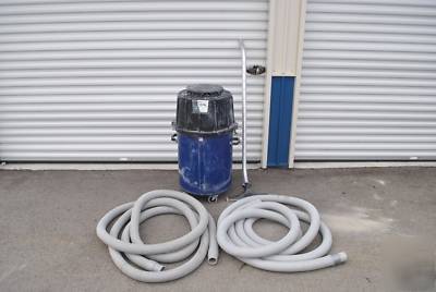 2007 werkmaster 1600C floor grinder w/ pulsevac vacuum