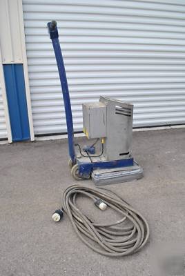 2007 werkmaster 1600C floor grinder w/ pulsevac vacuum