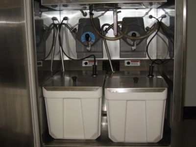 Electro freeze ice cream machine pressurized