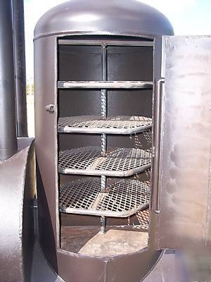Custom bbq pit charcoal grill concession trailer mount
