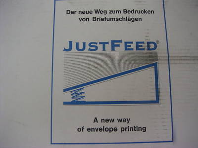 Heidelberg justafeed envelope feeding system