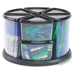 New 9-canister carousel organizer, six 3