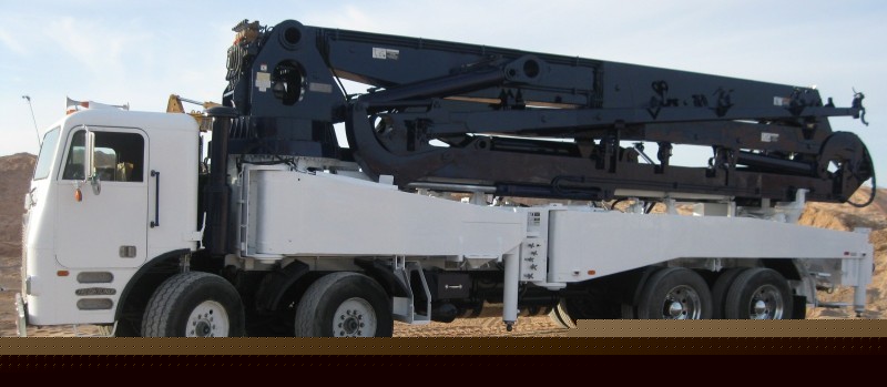 85 concrete diesel boom cement pump truck 44 me