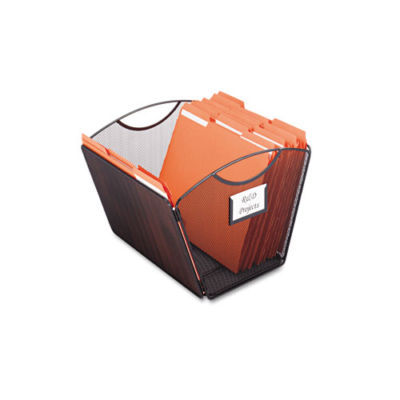 Safco onyx mesh desktop file tub 2162BL