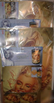 Wholesale lot desk sets elvis james dean marilyn monroe