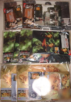 Wholesale lot desk sets elvis james dean marilyn monroe