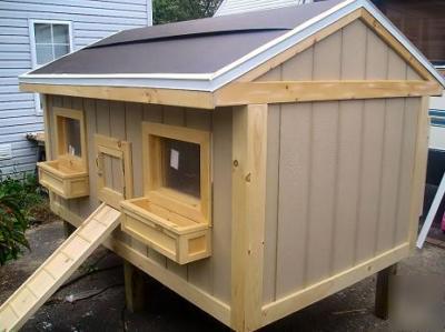 Beautiful chicken coop hen house poultry shelter