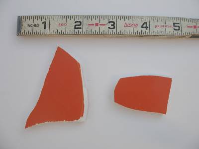 Uranium glazed ceramics - geiger counter check source
