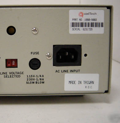 Quadtech 1880 milliohmmeter, 14-day right of return 