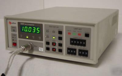 Quadtech 1880 milliohmmeter, 14-day right of return 