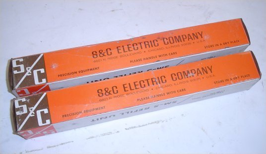 New lot 2 s&c fuse sm-5 23KV max fuses 20E amperes 