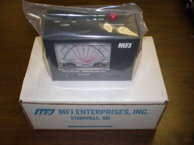 New mfj-818 1.8 - 30 mhz mobile swr/wattmeter ( )